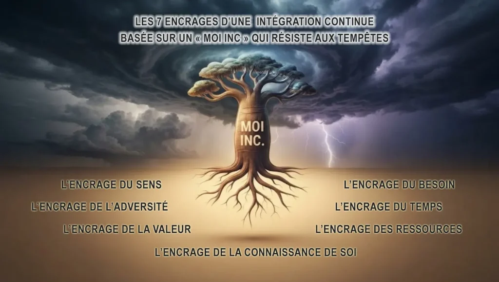 LES 7 ENCRAGES D’UNE INTÉGRATION CONTINUE BASÉE SUR UN « MOI INC » QUI RÉSISTE AUX TEMPÊTES